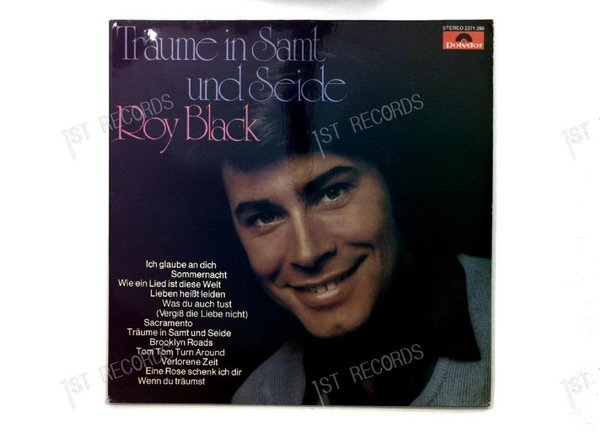 Roy Black - Träume In Samt Und Seide GER LP 1972 (NM/VG+)