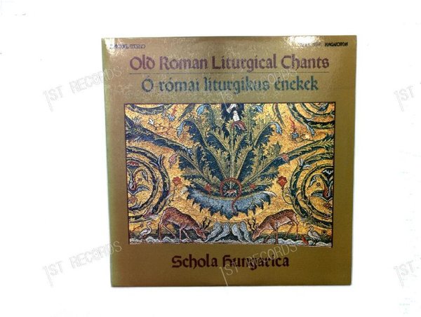 Schola Hungarica - Old Roman Liturgical Chants Hungary LP 1986 + Insert (VG+/VG+)