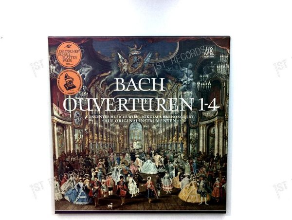 J. S. Bach - Concentus Musicus Wien, Harnoncourt - Ouvertüren GER 2LP 1975 (VG+/VG+)