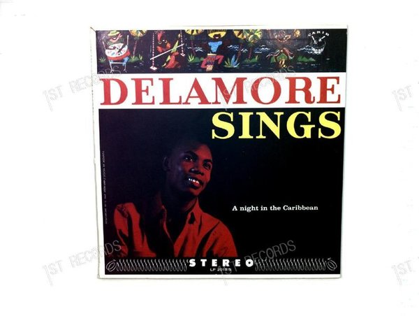 Delamore - Sings "A Night In The Caribbean" Bahamas, The LP 1962 (VG+/VG)