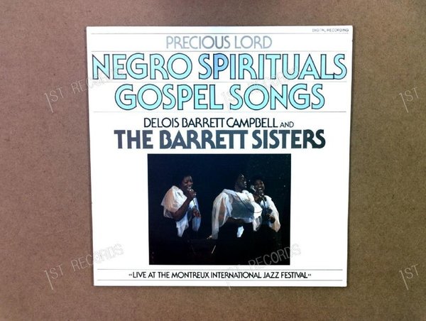The Barrett Sisters - Precious Lord Switzerland LP 1985 (VG+/VG+)