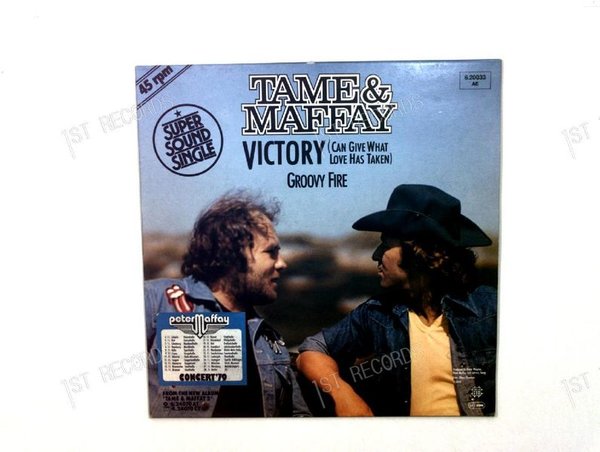 Tame & Maffay - Victory / Groovy Fire GER Maxi 1979 (VG+/VG+)