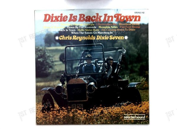 Chris Reynolds Dixie Seven - Dixie Is Back In Town GER LP 1978 (VG+/VG+)