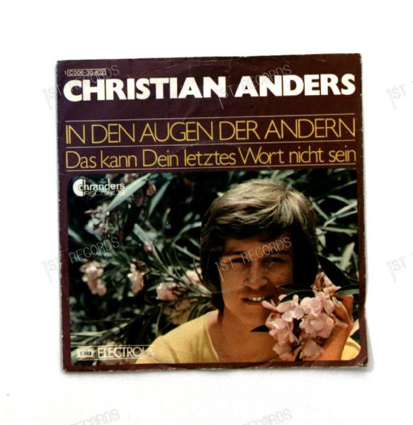 Christian Anders - In Den Augen Der Andern / Das Kann Dein Letztes Wort Nich (VG+/VG)