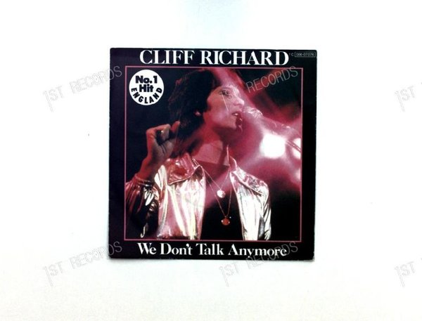 Cliff Richard - We Don't Talk Anymore GER 7in 1982 (VG+/VG+)