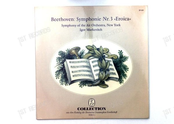 Beethoven - Symphony No. 3, Es-dur Op. 55 "Eroica" GER LP 1964 (VG+/VG+)