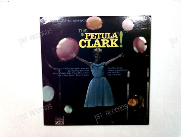 Petula Clark - This Is Petula Clark ! US LP 1966 (VG+/VG)