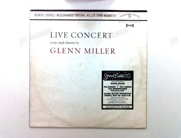 Beneke ! Eberle ! Modernaires ! Live Concert GER LP 61 Grey Warner G.Miller (VG/VG)