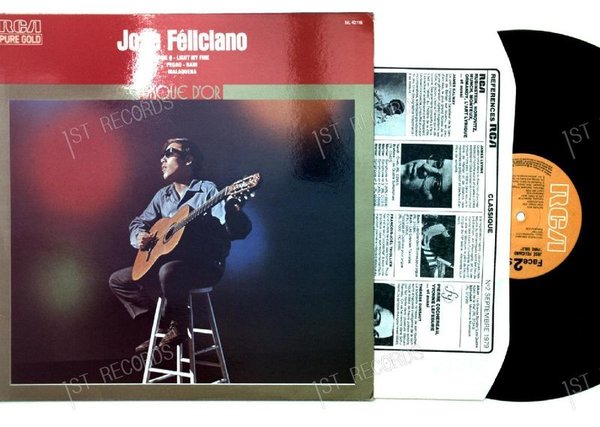 José Feliciano - Disque D'or FRA LP (NM/VG+)