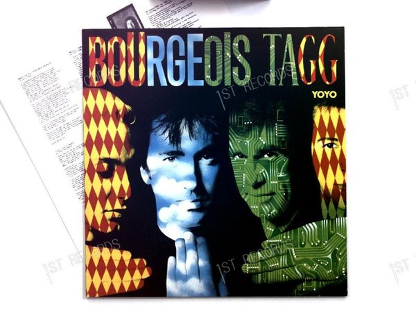 Bourgeois Tagg - Yoyo - Europe LP 1987 + Insert (VG+/VG+)