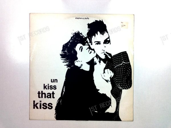 Stephen A J Duffy - Un Kiss That Kiss UK Maxi 1985 (VG+/VG)