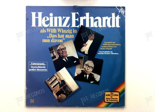 Heinz Erhardt - Das Hat Man Nun Davon GER 2LP 1979 FOC (VG+/VG)