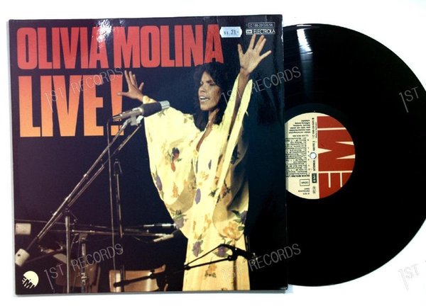 Olivia Molina - Live! GER 2LP 1975 FOC (VG/VG)