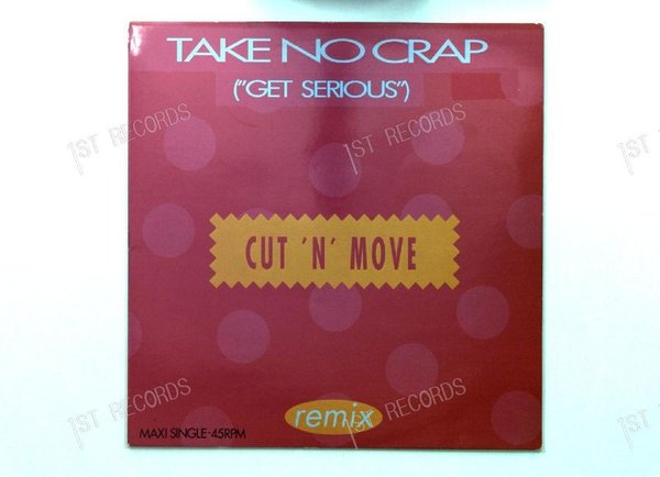 Cut 'N' Move - (Get) Serious Remixes NL Maxi 1991 (VG+/VG+)