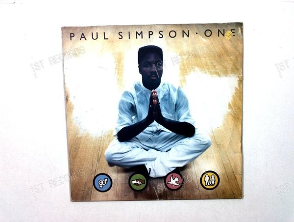 Paul Simpson - One Europe LP 1989 (VG/VG)