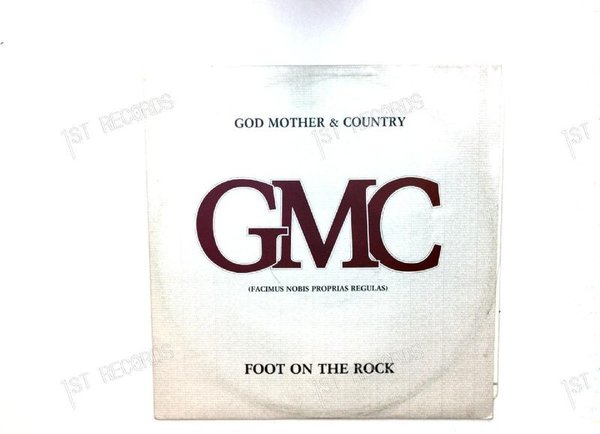 GMC - Foot On The Rock UK Maxi 1985 (VG+/VG+)