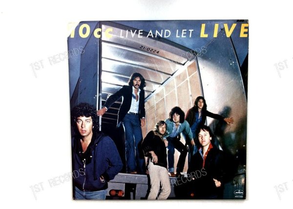 10cc - Live And Let Live US LP 1977 FOC (VG+/VG+)
