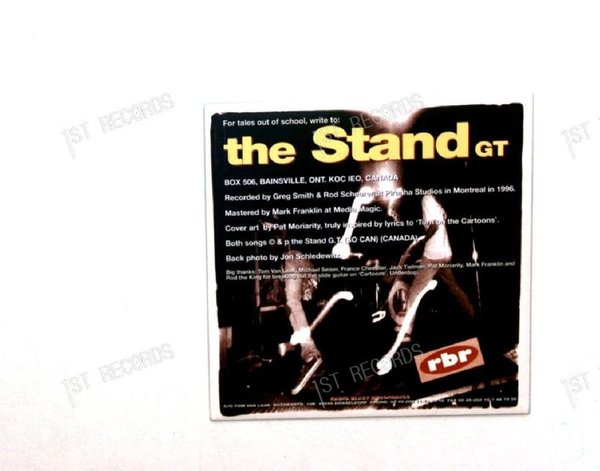 The Stand GT - Turn On The Cartoons /Bring On The Joe Jacksons GER 7in 1996 (VG+/VG+)