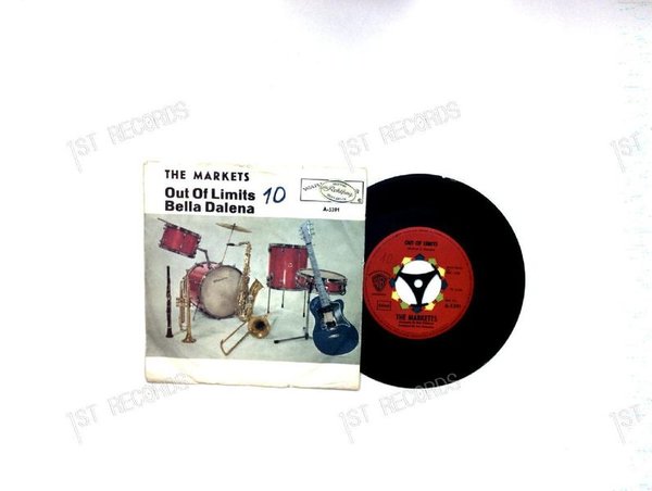 The Marketts - Out Of Limits / Bella Dalena GER 7in (VG+/VG-)