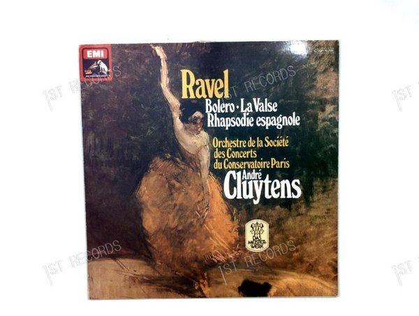 André Cluytens - Bolero • Rhapsodie Espagnole • La Valse GER LP (VG+/VG+)
