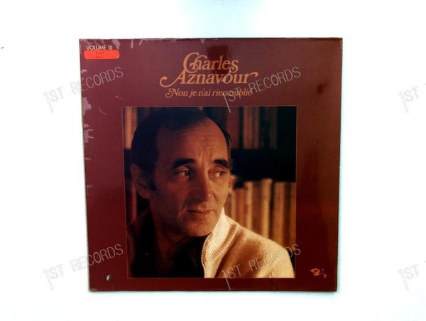 Charles Aznavour - Non, Je N'Ai Rien Oublié FRA LP 1978 FOC (VG+/VG+)
