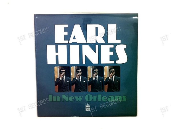 Earl Hines - Earl Hines In New Orleans UK LP 1975 (VG+/VG+)