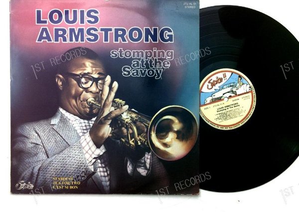Louis Armstrong - Stomping At The Savoy NL LP 1984 (VG+/VG)