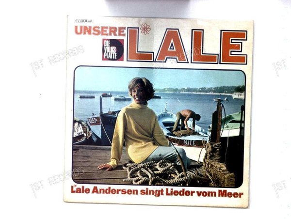 Lale Andersen - Unsere Lale- Lale Andersen Singt Lieder Vom Meer GER LP 1968 (VG+/VG+)
