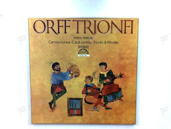 Carl Orff - Josef Veselka - Czech Philharmonic Orchestra - Trionfi GER 3LP (VG-/VG+)