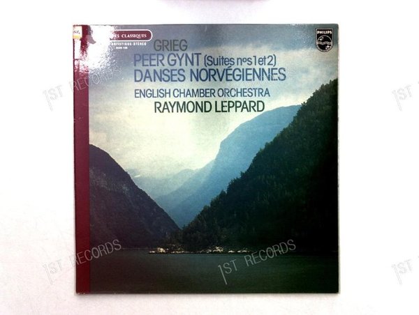 Grieg - Raymond Leppard - Peer Gynt (Suites N°s 1 Et 2) ... FRA LP 1976 FOC (VG/VG)