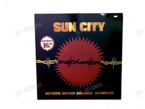 Artists United Against Apartheid - Sun City Europe LP 1985 (VG/VG)