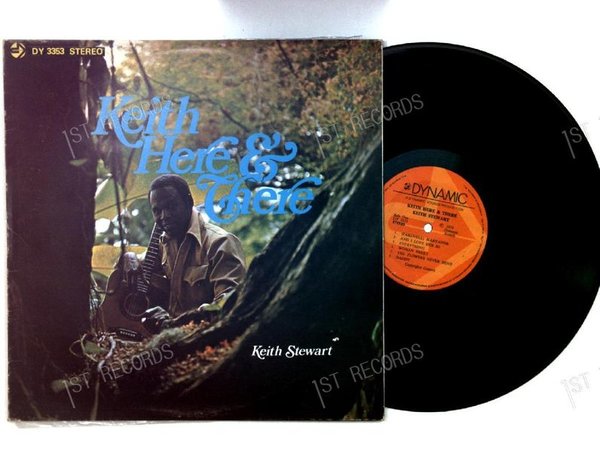 Keith Stewart - Keith Here & There Jamaica LP 1974 (VG+/VG)