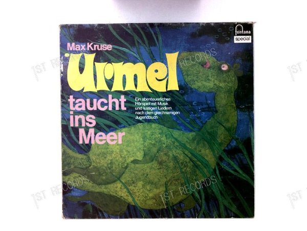 Max Kruse - Urmel Taucht Ins Meer GER LP 1974 (VG-/VG)