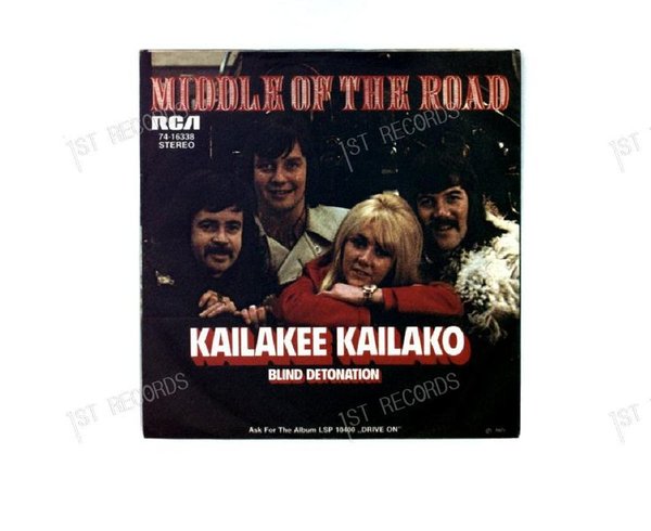 Middle Of The Road - Kailakee Kailako GER 7in 1973 (VG+/VG+)