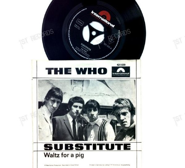 The Who - Substitute GER 7in 1966 (VG+/VG+)