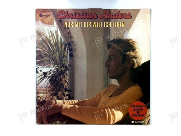 Christian Anders - Nur Mit Dir Will Ich Leben GER LP 1976 (VG+/VG)