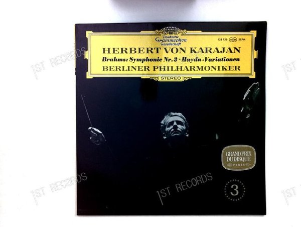 Berlin Philharmonic - Symphonie Nr. 3 • Haydn-Variationen GER LP (VG+/VG+)