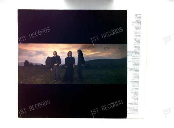 Bee Gees - E∙S∙P UK & Europe LP 1987 + Innerbag (VG+/VG)