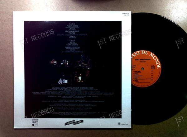 Zaka Percussion - Space FRA LP 1982 + Insert (VG+/VG+)