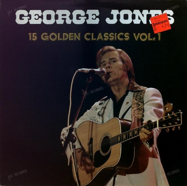 George Jones - George Jones 15 Golden Classics Vol.1 Switzerland LP 1984 (VG+/VG)