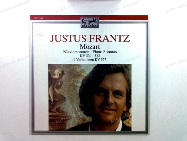 J. Frantz, Mozart - Klaviersonaten ∙KV 331 ∙ 332 / 9 Var. KV 573 GER LP 1988 (VG+/VG+)