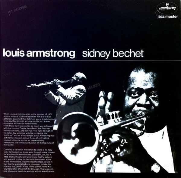 Louis Armstrong / Sidney Bechet - Louis Armstrong / Sidney Bechet LP 1974 (VG+/VG)
