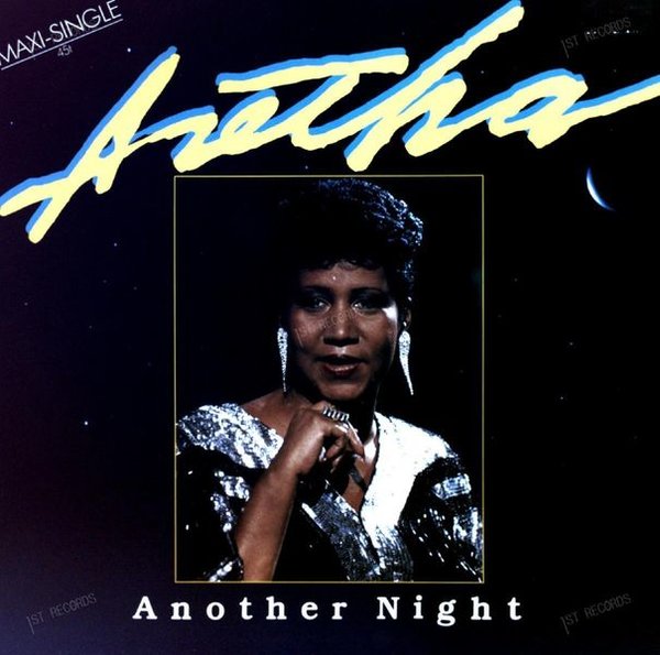 Aretha Franklin - Another Night (Extended Mix) Maxi 1986 (VG+/VG) (VG+/VG)