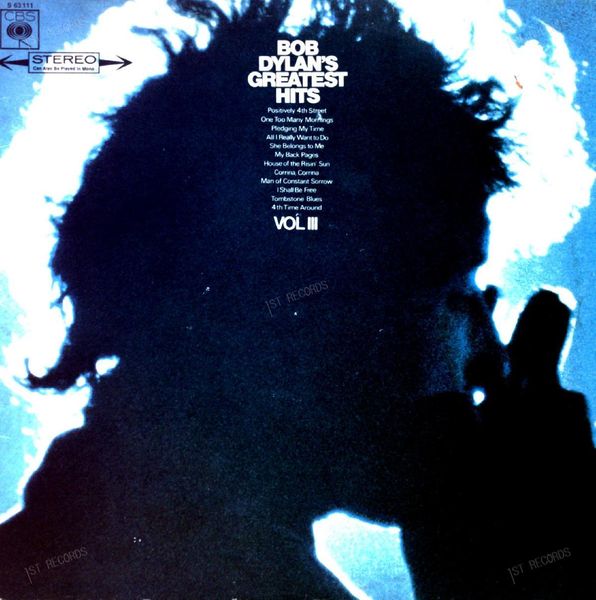 Bob Dylan - Bob Dylan's Greatest Hits Vol III Europe LP 1976 (VG+/VG)