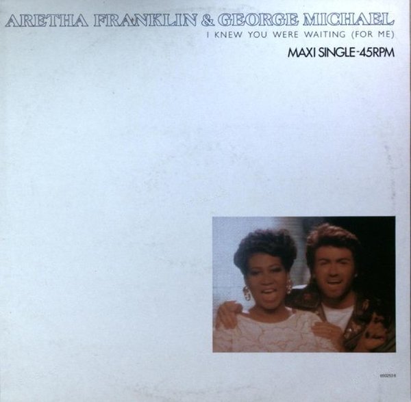 Aretha Franklin & George Michael - I Knew You Were Waiting Maxi 1987 (VG+/VG)