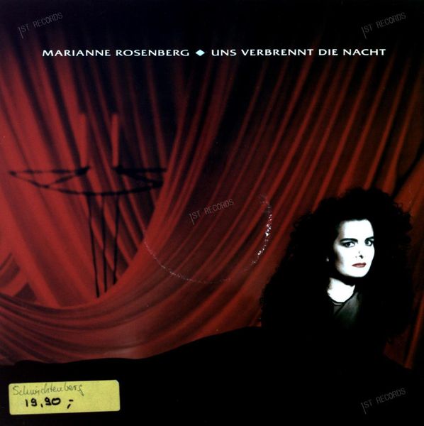 Marianne Rosenberg - Uns Verbrennt Die Nacht LP 1989 + Innerbag (VG+/VG) (VG+/VG)