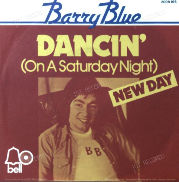 Barry Blue - Dancin' (On A Saturday Night) GER 7in 1973 (VG+/VG+)