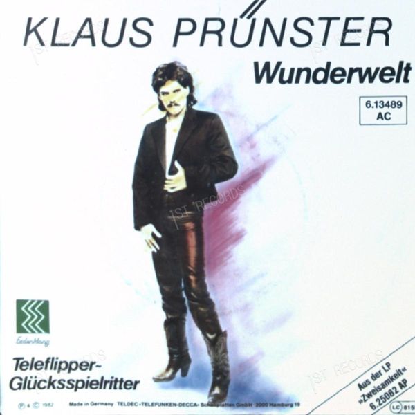 Klaus Prünster - Wunderwelt / Teleflipper-Glücksspielritter GER 7in 1982 (VG+/VG)