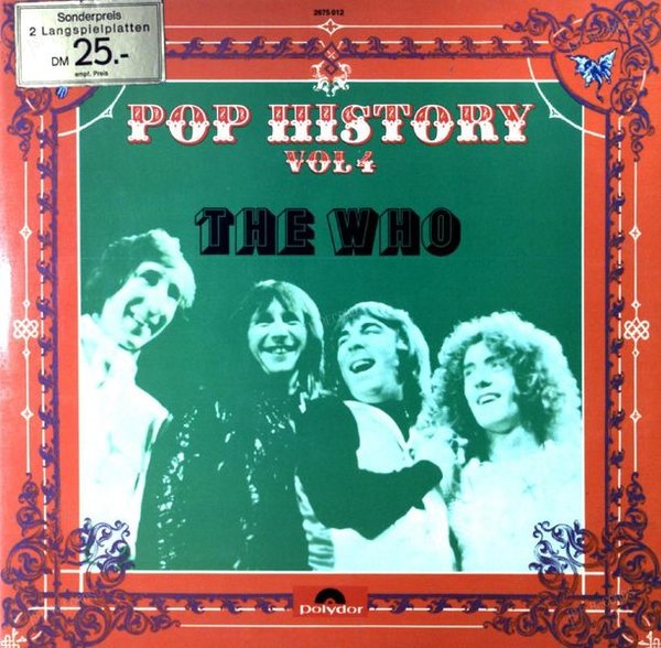 The Who - Pop History Vol 4 GER 2LP 1970 FOC (VG+/VG+) (VG+/VG+)