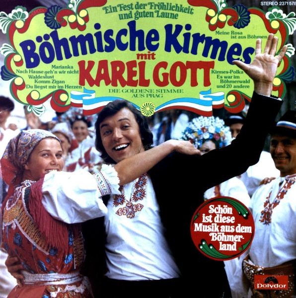 Karel Gott - Böhmische Kirmes Mit Karel Gott LP 1975 (VG+/VG+) (VG+/VG+)